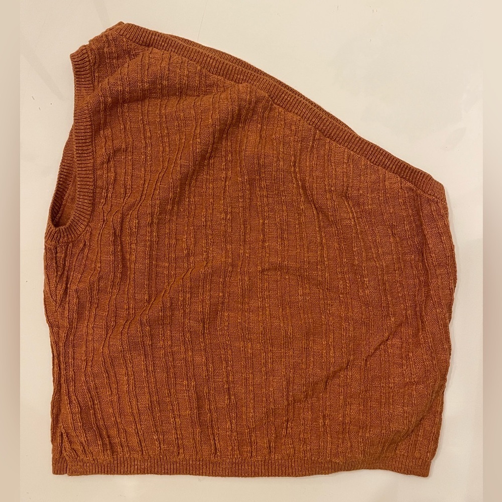 Free People Beach One Shoulder Knit Top - S - Picture 1 of 3